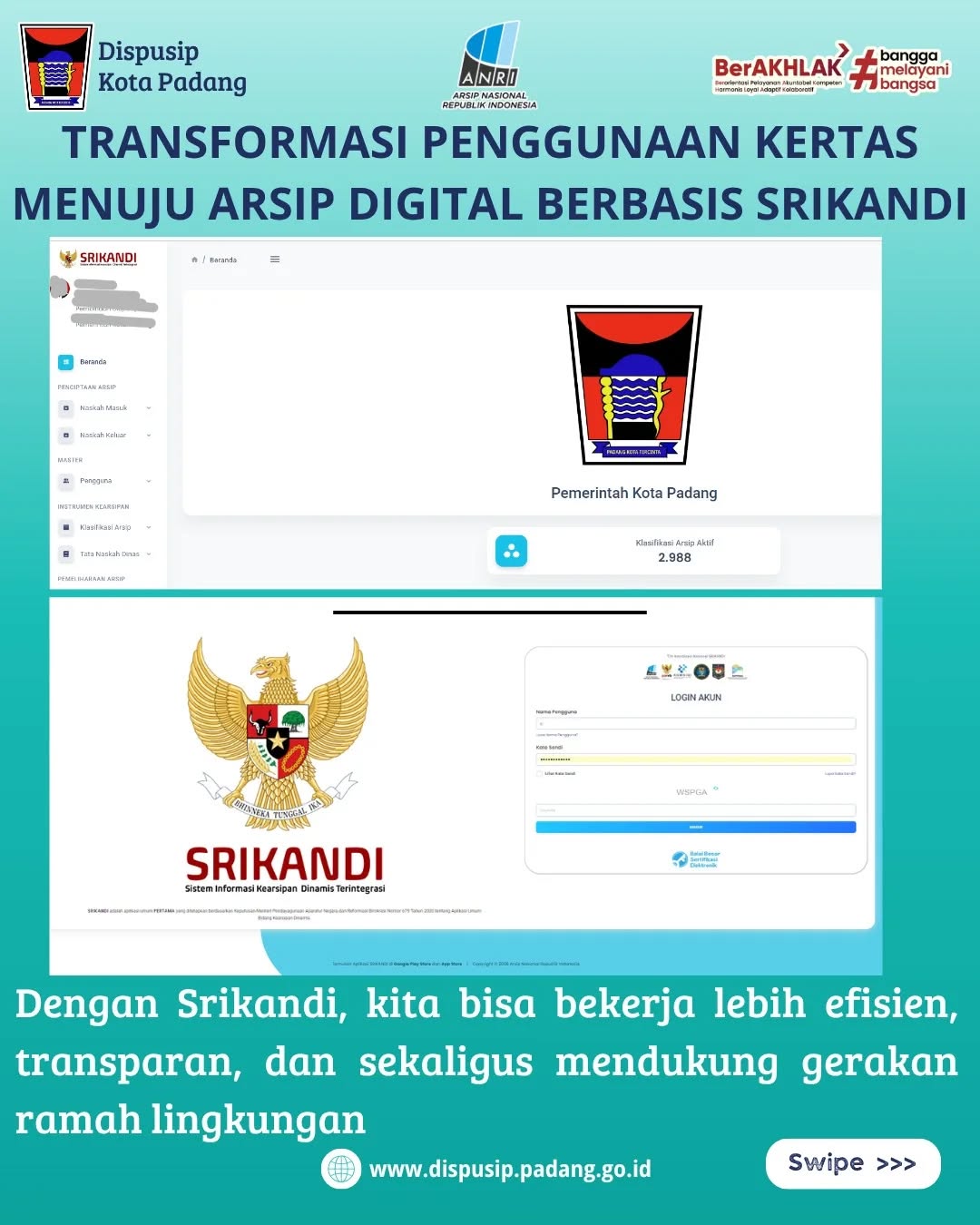 TRANSFORMASI PENGGUNAAN KERTAS MENUJU ARSIP DIGITAL BERBASIS SRIKANDI